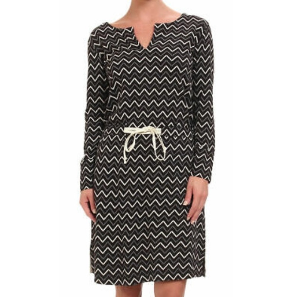 The North Face Starret chevron print casual drawstring tied dress size S